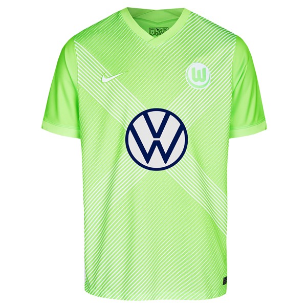 Tailandia Camiseta Wolfsburgo 1ª Kit 2020 2021 Verde